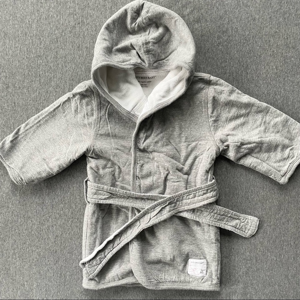 Burt’s Bees Baby Organic Cotton Terry Bath Robe 0-12 Months